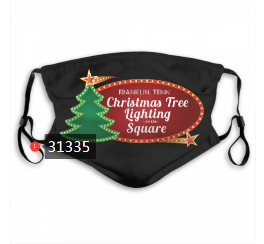 2020 Merry Christmas Dust mask with filter 88